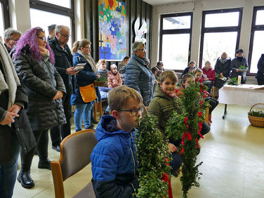 Palmsontag in St. Crescentius - Beginn der Heiligen Woche (Foto: Karl-Franz Thiede)